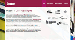 Desktop Screenshot of lancepublishing.co.uk