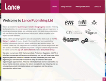 Tablet Screenshot of lancepublishing.co.uk